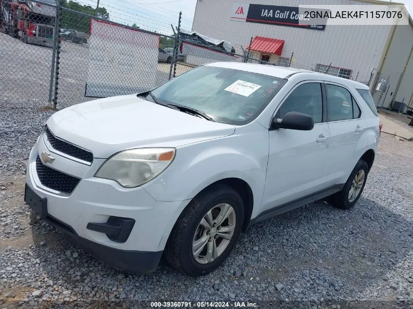 2015 Chevrolet Equinox Ls VIN: 2GNALAEK4F1157076 Lot: 39360791