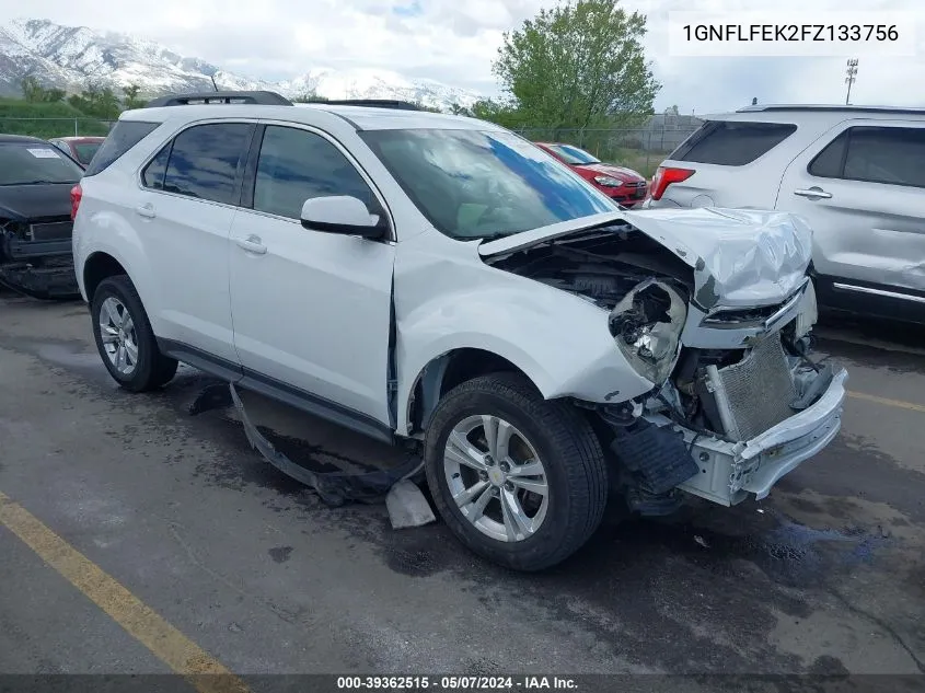 2015 Chevrolet Equinox 1Lt VIN: 1GNFLFEK2FZ133756 Lot: 39362515