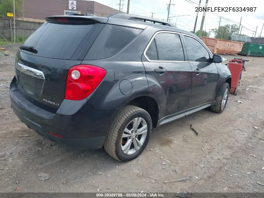 2015 Chevrolet Equinox 1Lt VIN: 2GNFLFEK2F6334987 Lot: 39389789