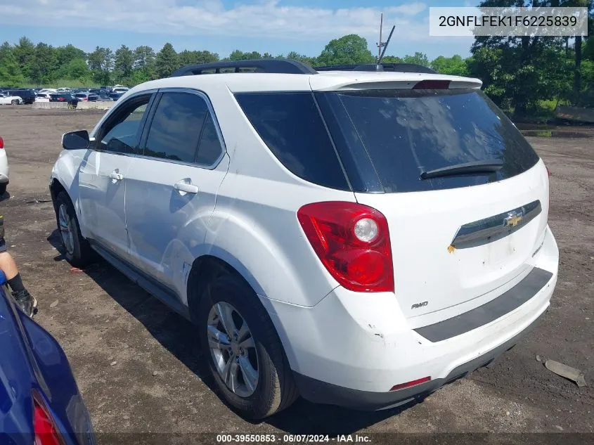 2GNFLFEK1F6225839 2015 Chevrolet Equinox 1Lt