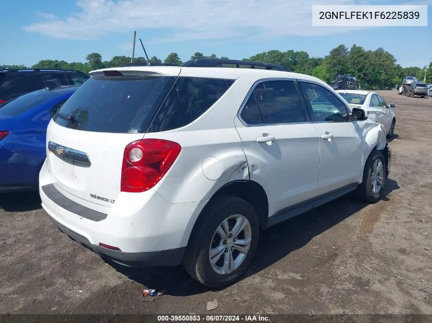 2015 Chevrolet Equinox 1Lt VIN: 2GNFLFEK1F6225839 Lot: 40261529