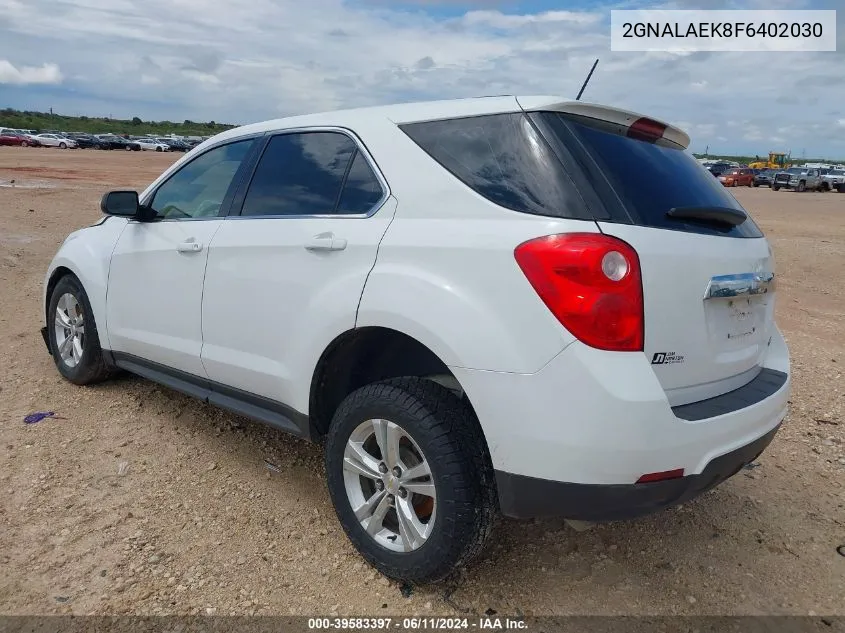 2015 Chevrolet Equinox Ls VIN: 2GNALAEK8F6402030 Lot: 39583397