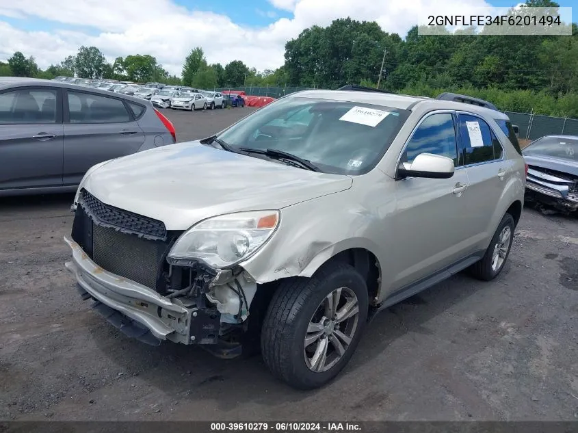 2015 Chevrolet Equinox 1Lt VIN: 2GNFLFE34F6201494 Lot: 39610279