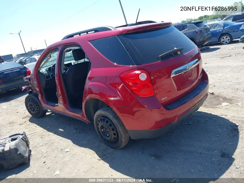 2015 Chevrolet Equinox 1Lt VIN: 2GNFLFEK1F6286995 Lot: 39631123