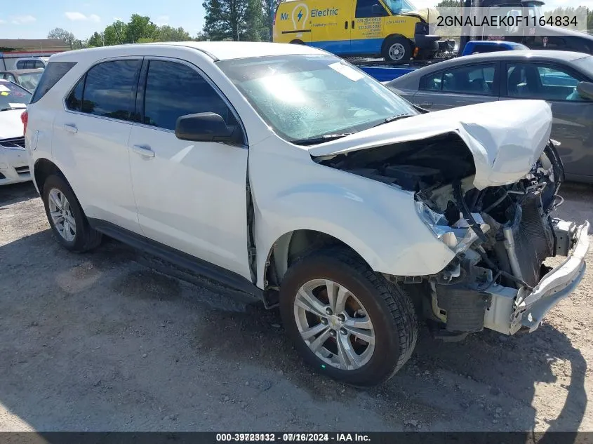 2GNALAEK0F1164834 2015 Chevrolet Equinox Ls