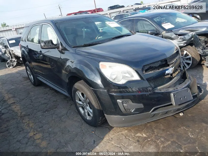 2015 Chevrolet Equinox Ls VIN: 2GNALAEK8F6259628 Lot: 39740234