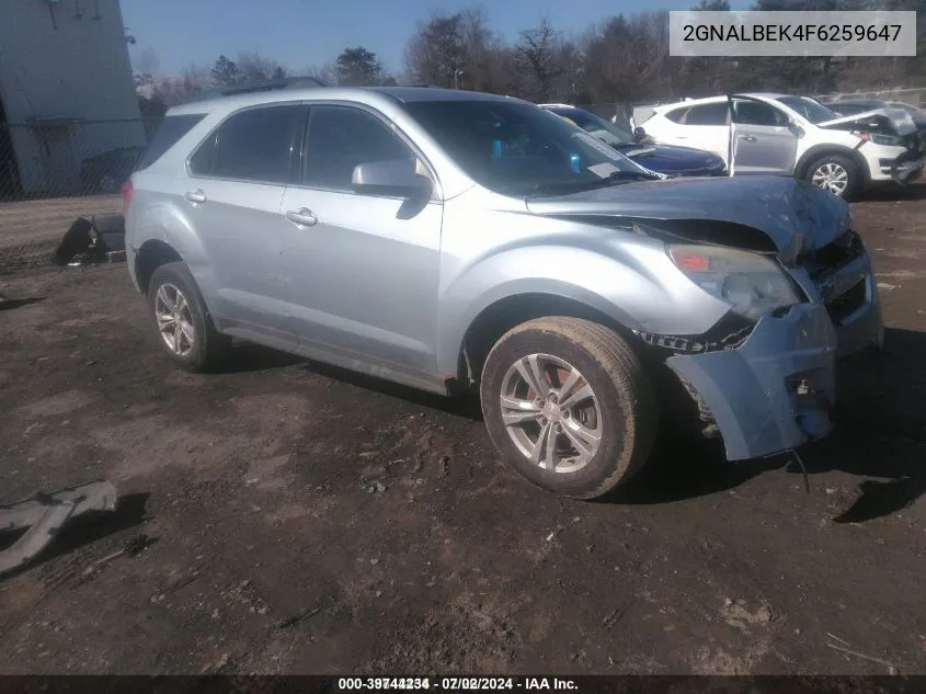 2GNALBEK4F6259647 2015 Chevrolet Equinox 1Lt