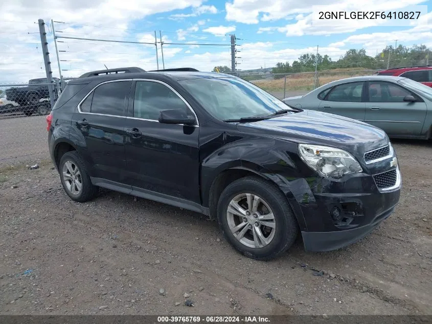 2015 Chevrolet Equinox 2Lt VIN: 2GNFLGEK2F6410827 Lot: 39765769