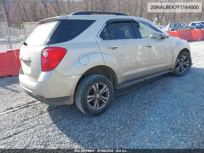 2015 Chevrolet Equinox 1Lt VIN: 2GNALBEK7F1164500 Lot: 39778481