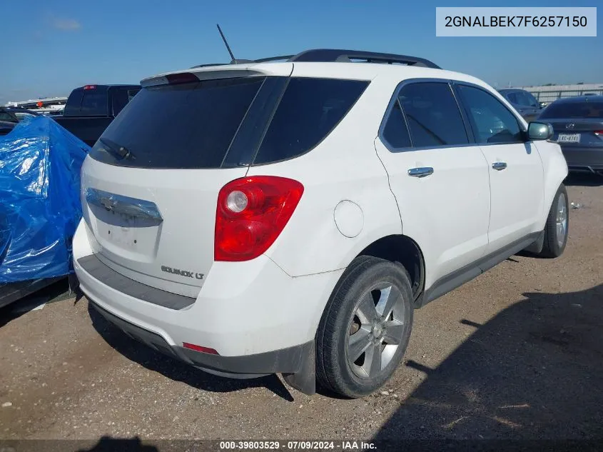 2GNALBEK7F6257150 2015 Chevrolet Equinox 1Lt