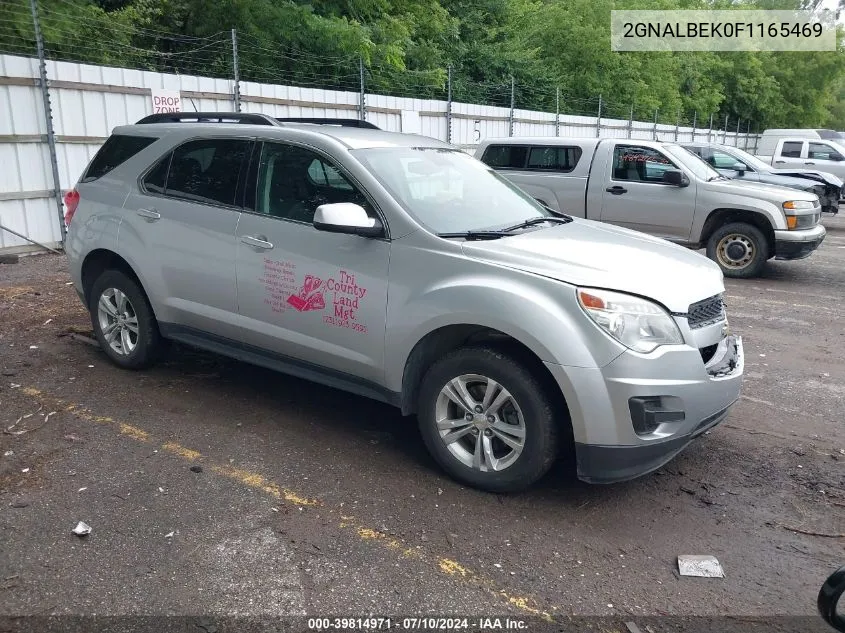 2015 Chevrolet Equinox 1Lt VIN: 2GNALBEK0F1165469 Lot: 39814971