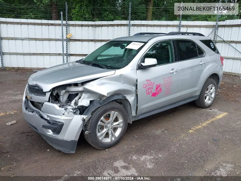 2015 Chevrolet Equinox 1Lt VIN: 2GNALBEK0F1165469 Lot: 39814971