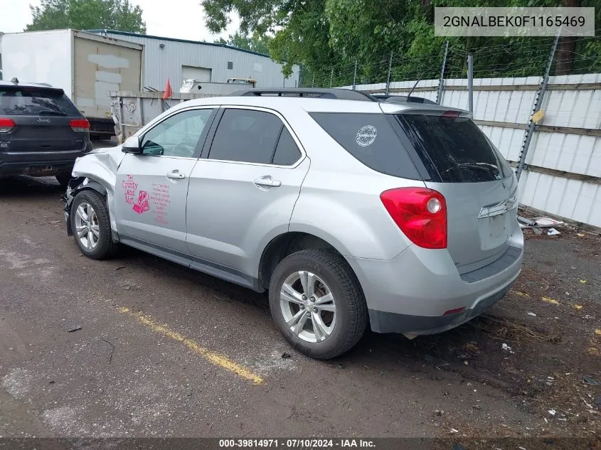 2015 Chevrolet Equinox 1Lt VIN: 2GNALBEK0F1165469 Lot: 39814971