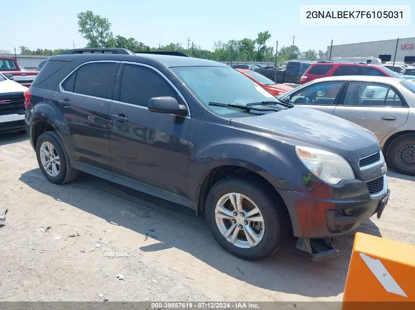 2015 Chevrolet Equinox 1Lt VIN: 2GNALBEK7F6105031 Lot: 39857619