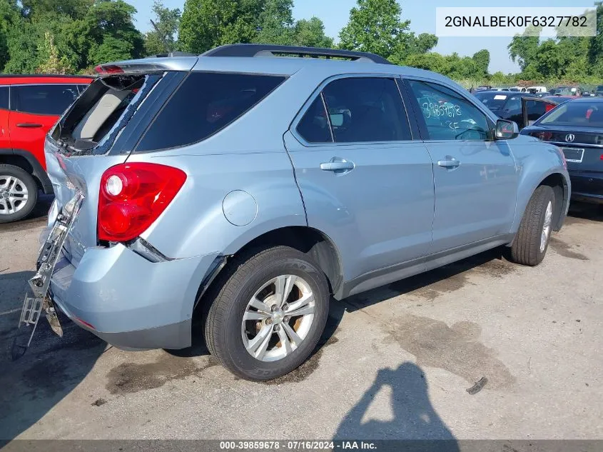 2015 Chevrolet Equinox 1Lt VIN: 2GNALBEK0F6327782 Lot: 39859678