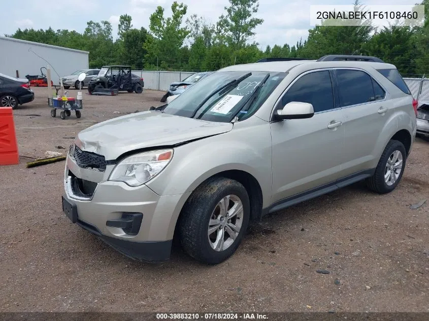 2015 Chevrolet Equinox 1Lt VIN: 2GNALBEK1F6108460 Lot: 39883210