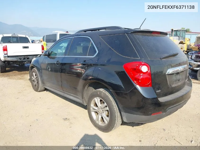 2015 Chevrolet Equinox 1Lt VIN: 2GNFLFEKXF6371138 Lot: 39888632