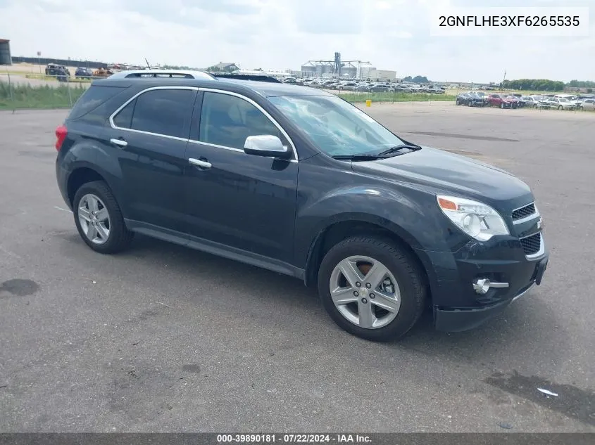 2GNFLHE3XF6265535 2015 Chevrolet Equinox Ltz