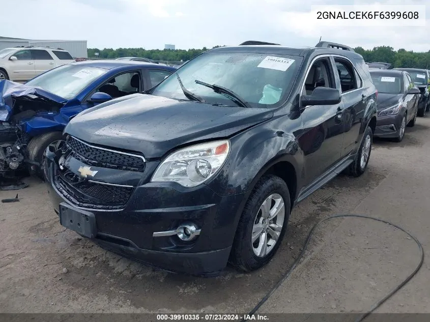 2015 Chevrolet Equinox 2Lt VIN: 2GNALCEK6F6399608 Lot: 39910335