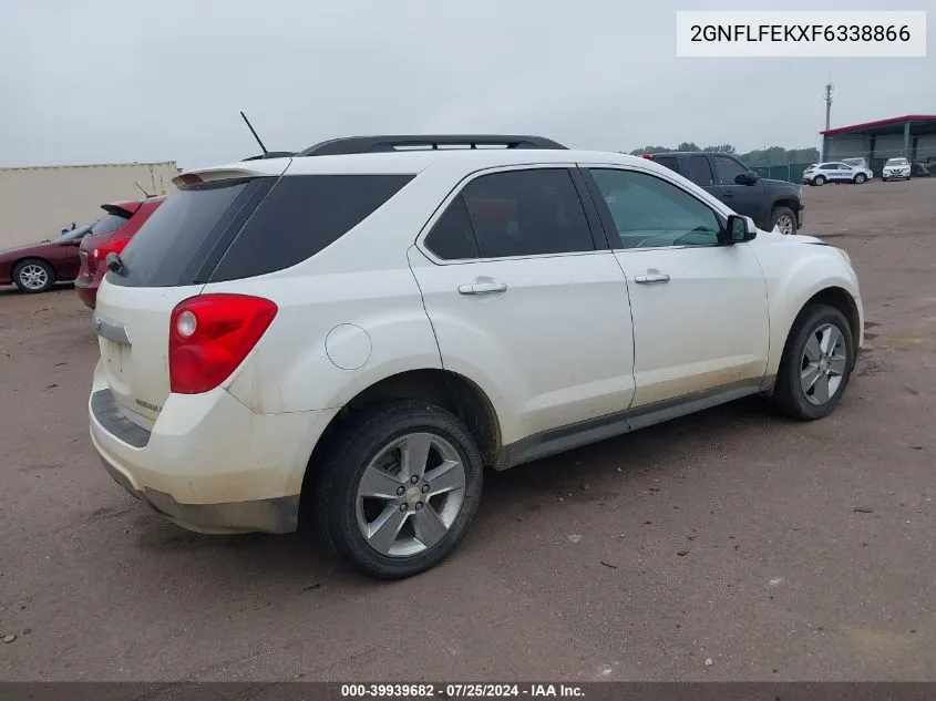 2015 Chevrolet Equinox 1Lt VIN: 2GNFLFEKXF6338866 Lot: 39939682