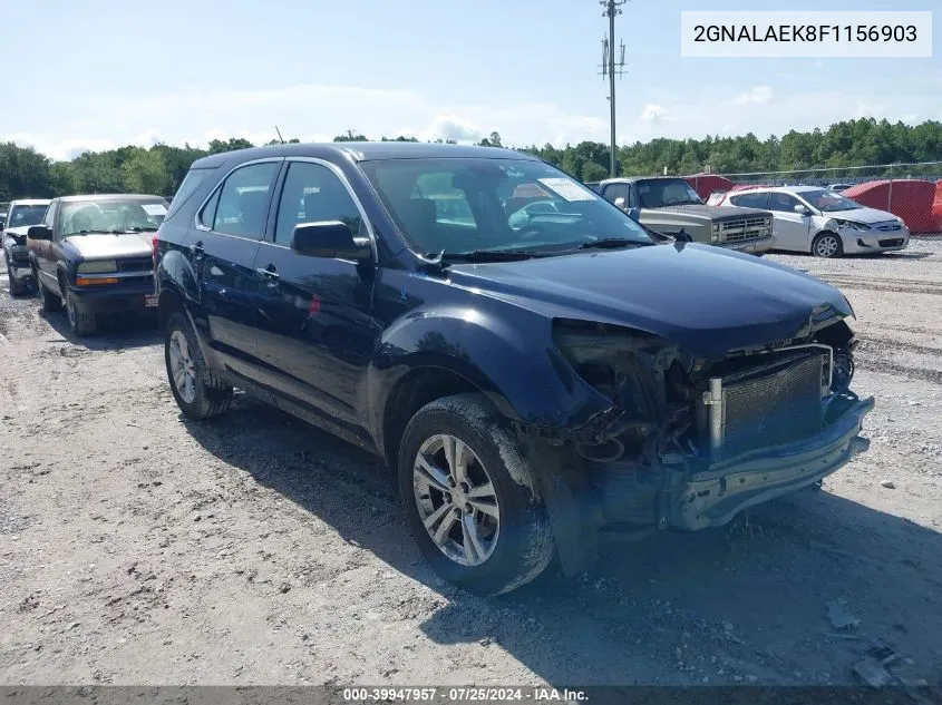 2015 Chevrolet Equinox Ls VIN: 2GNALAEK8F1156903 Lot: 39947957