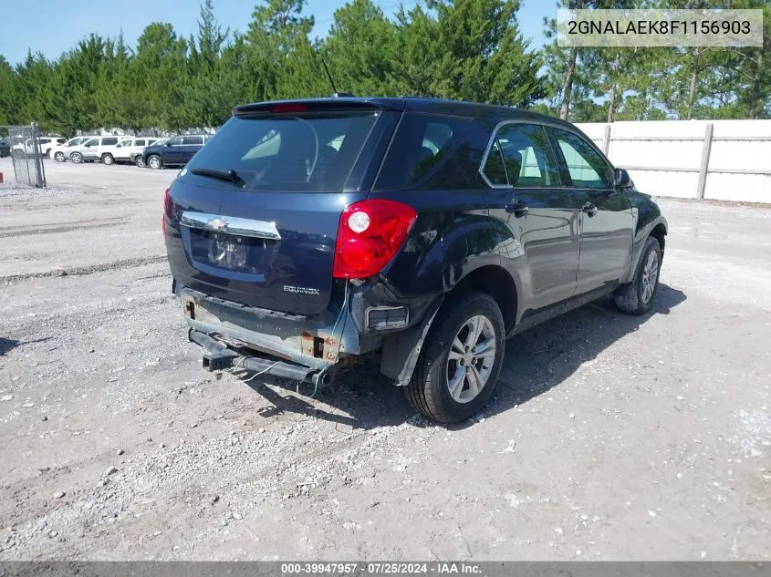 2015 Chevrolet Equinox Ls VIN: 2GNALAEK8F1156903 Lot: 39947957