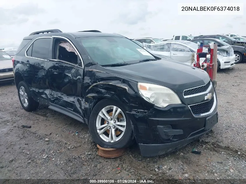 2GNALBEK0F6374018 2015 Chevrolet Equinox 1Lt