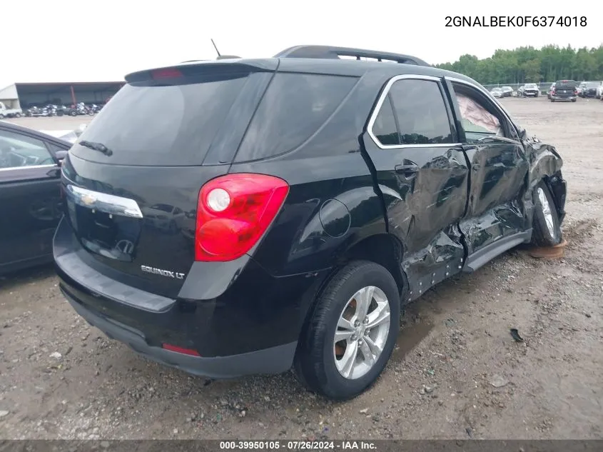 2GNALBEK0F6374018 2015 Chevrolet Equinox 1Lt