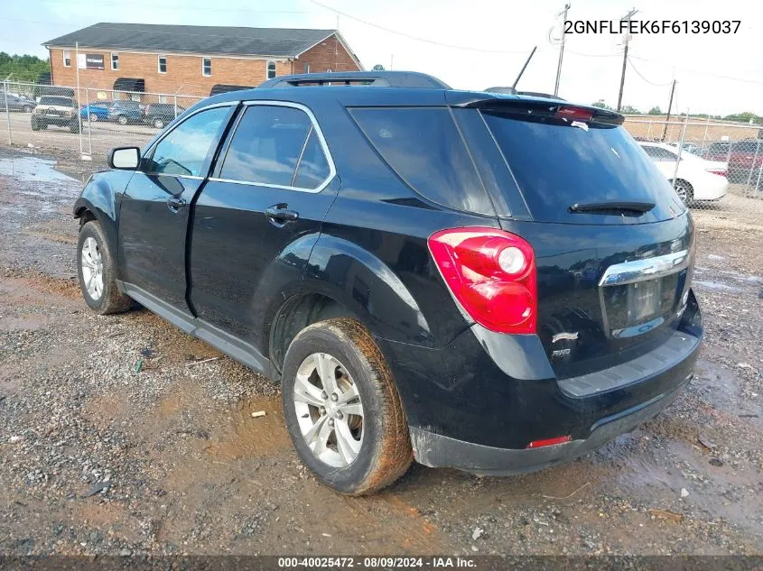 2015 Chevrolet Equinox 1Lt VIN: 2GNFLFEK6F6139037 Lot: 40025472