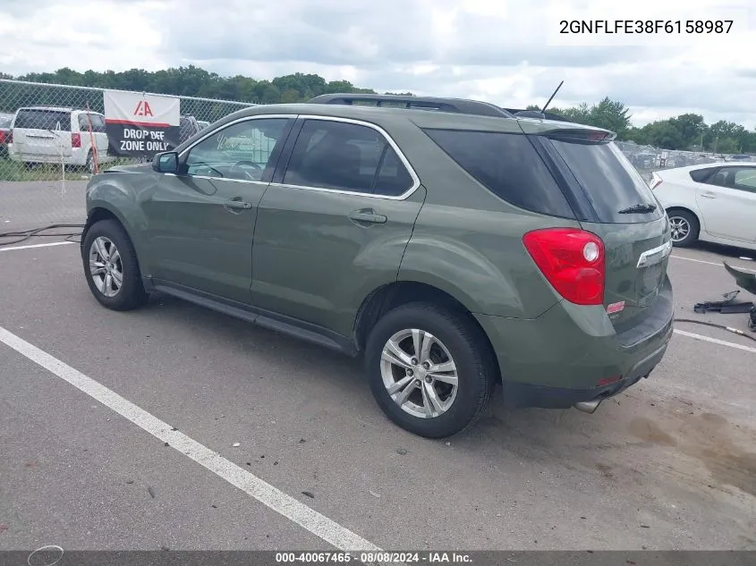 2015 Chevrolet Equinox 1Lt VIN: 2GNFLFE38F6158987 Lot: 40067465