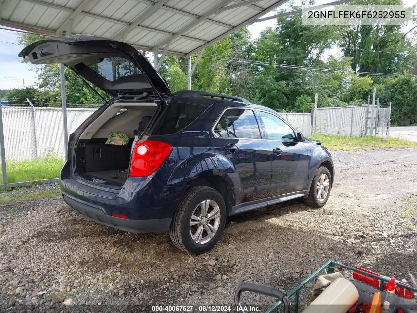 2015 Chevrolet Equinox 1Lt VIN: 2GNFLFEK6F6252955 Lot: 40067527