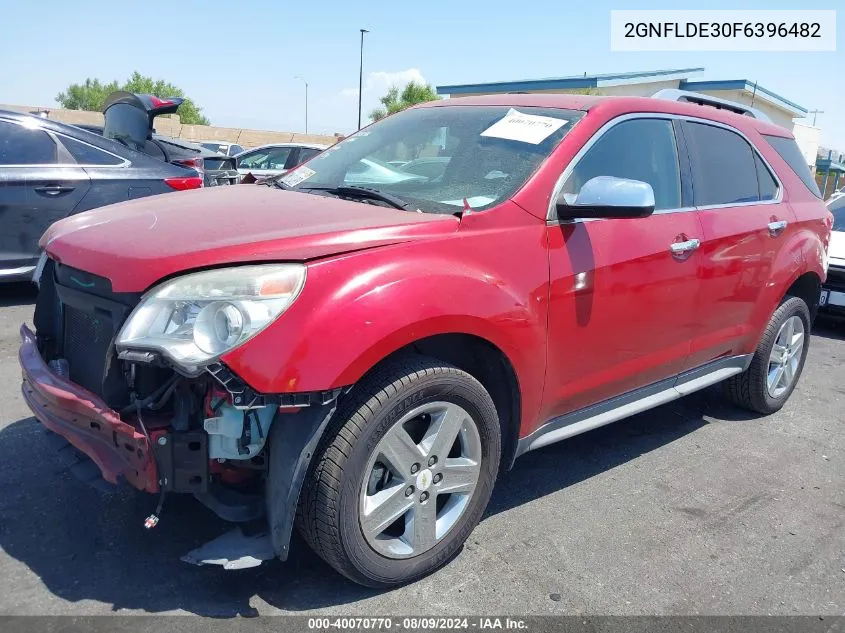 2015 Chevrolet Equinox Ltz VIN: 2GNFLDE30F6396482 Lot: 40070770