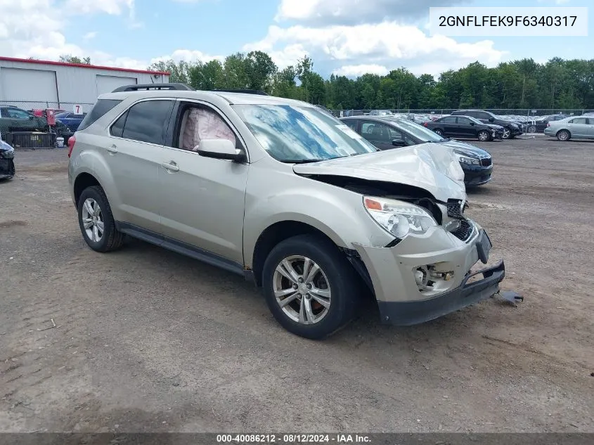 2015 Chevrolet Equinox 1Lt VIN: 2GNFLFEK9F6340317 Lot: 40086212