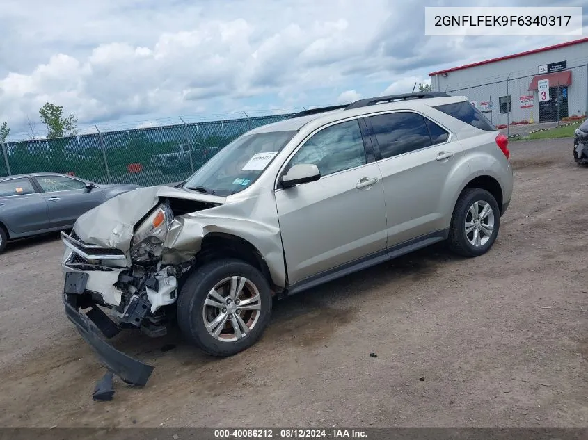 2015 Chevrolet Equinox 1Lt VIN: 2GNFLFEK9F6340317 Lot: 40086212