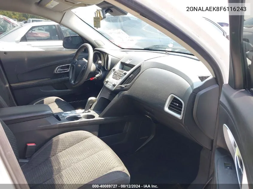 2GNALAEK8F6116243 2015 Chevrolet Equinox Ls