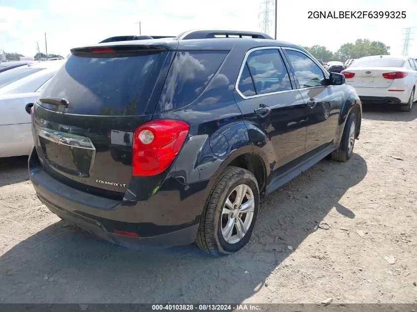 2015 Chevrolet Equinox 1Lt VIN: 2GNALBEK2F6399325 Lot: 40103828