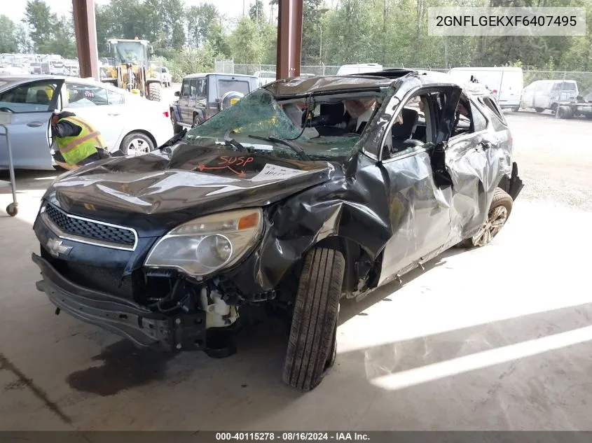 2GNFLGEKXF6407495 2015 Chevrolet Equinox 2Lt