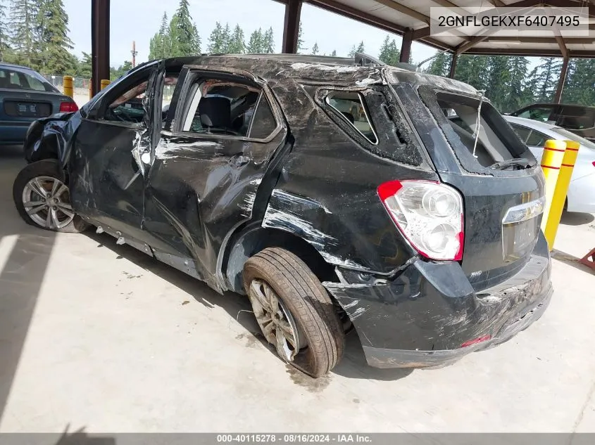 2GNFLGEKXF6407495 2015 Chevrolet Equinox 2Lt