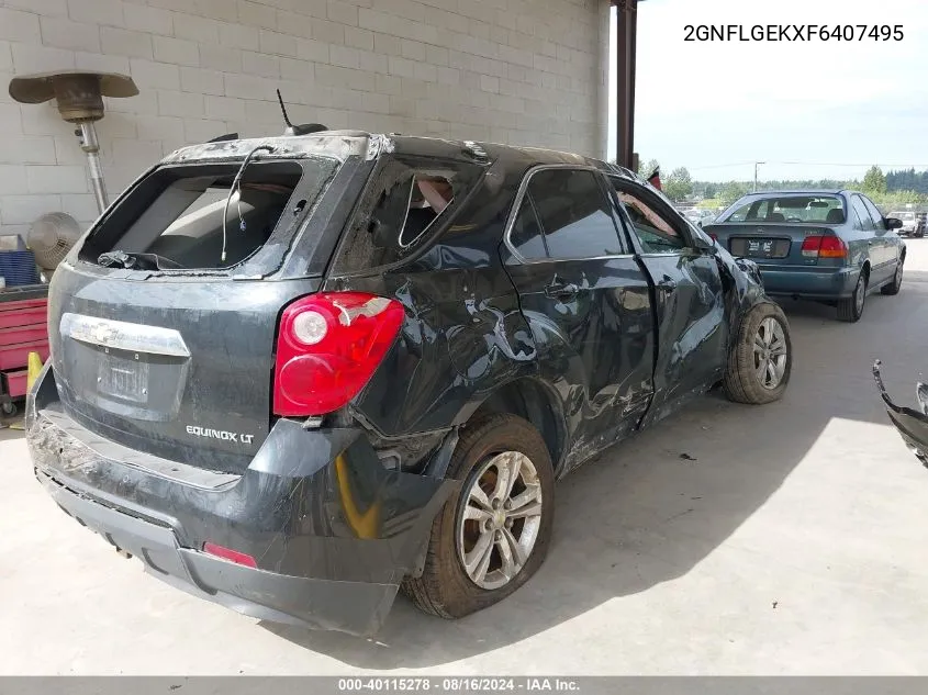 2015 Chevrolet Equinox 2Lt VIN: 2GNFLGEKXF6407495 Lot: 40115278