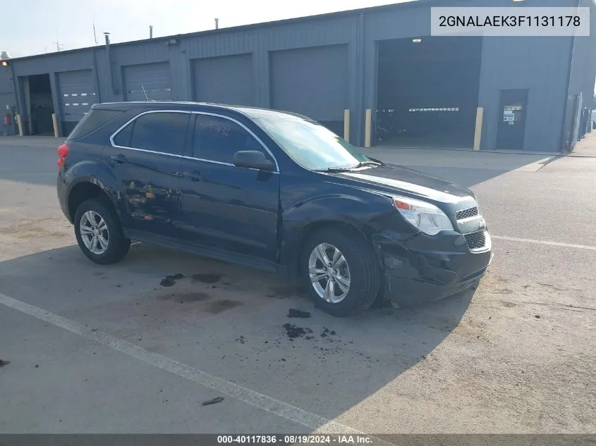 2GNALAEK3F1131178 2015 Chevrolet Equinox Ls