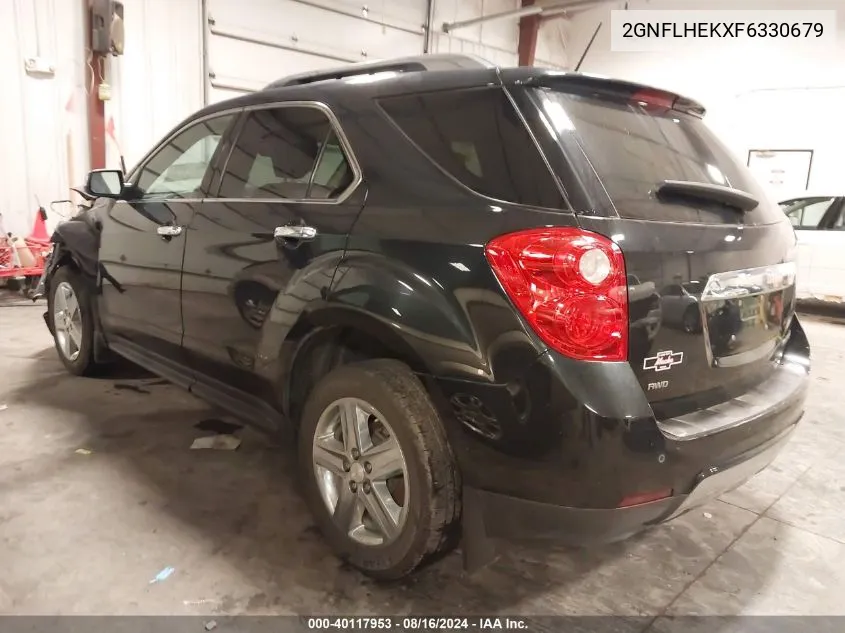 2GNFLHEKXF6330679 2015 Chevrolet Equinox Ltz