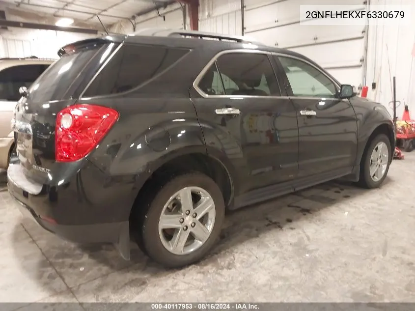 2GNFLHEKXF6330679 2015 Chevrolet Equinox Ltz