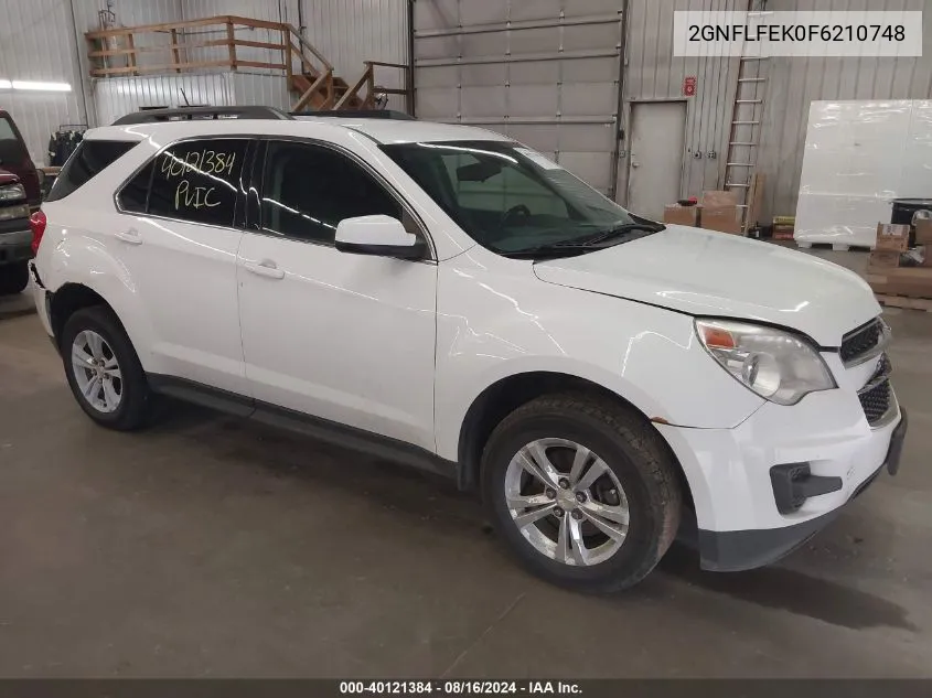 2GNFLFEK0F6210748 2015 Chevrolet Equinox Lt