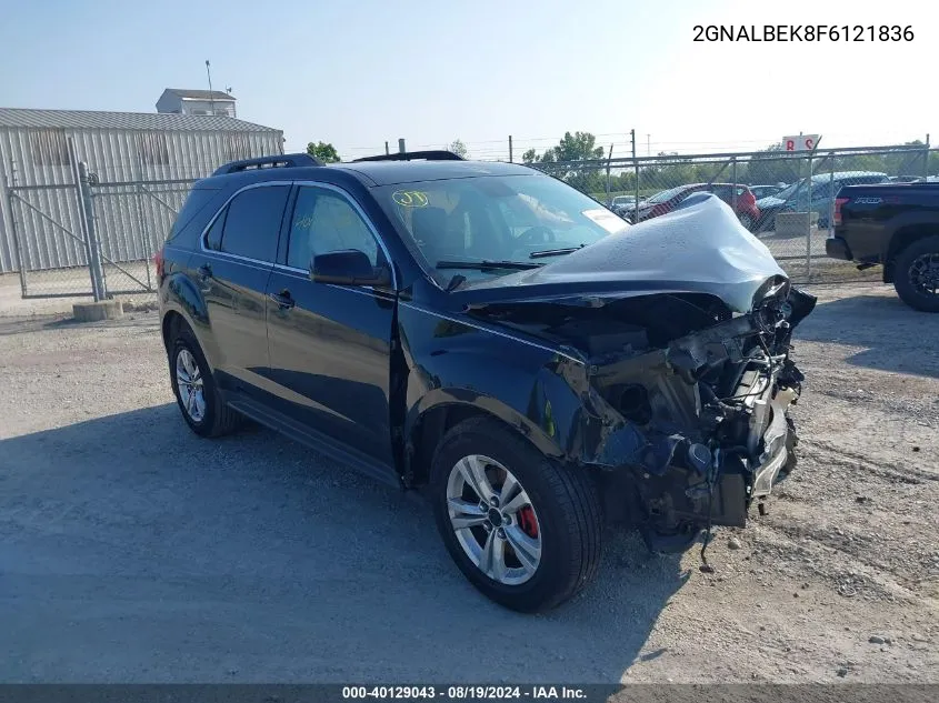 2015 Chevrolet Equinox 1Lt VIN: 2GNALBEK8F6121836 Lot: 40129043