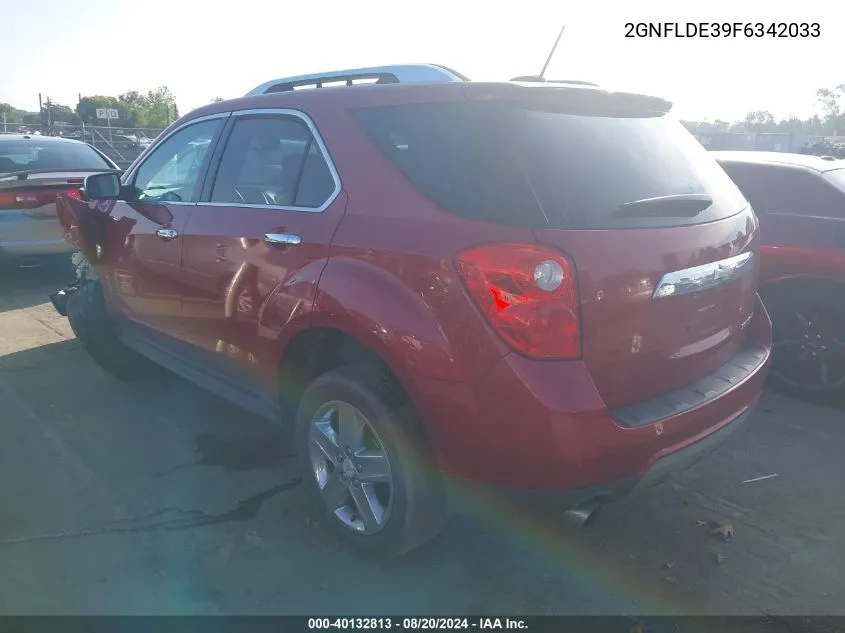 2GNFLDE39F6342033 2015 Chevrolet Equinox Ltz