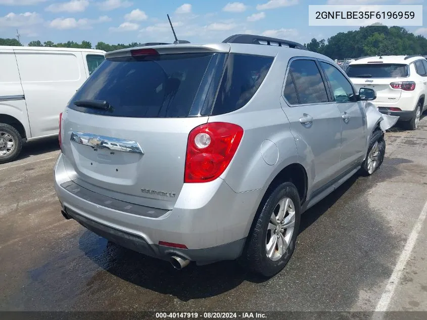 2015 Chevrolet Equinox 1Lt VIN: 2GNFLBE35F6196959 Lot: 40147919