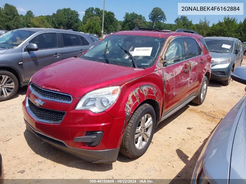 2015 Chevrolet Equinox 1Lt VIN: 2GNALBEK4F6162884 Lot: 40150889