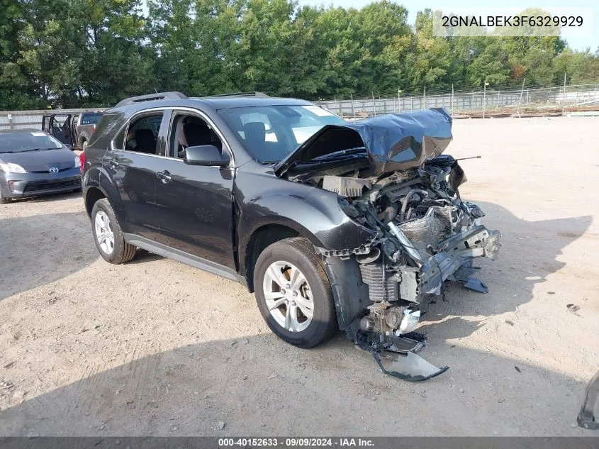 2015 Chevrolet Equinox 1Lt VIN: 2GNALBEK3F6329929 Lot: 40152633