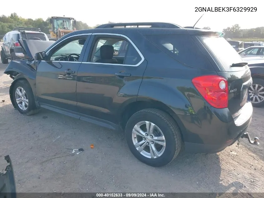 2015 Chevrolet Equinox 1Lt VIN: 2GNALBEK3F6329929 Lot: 40152633