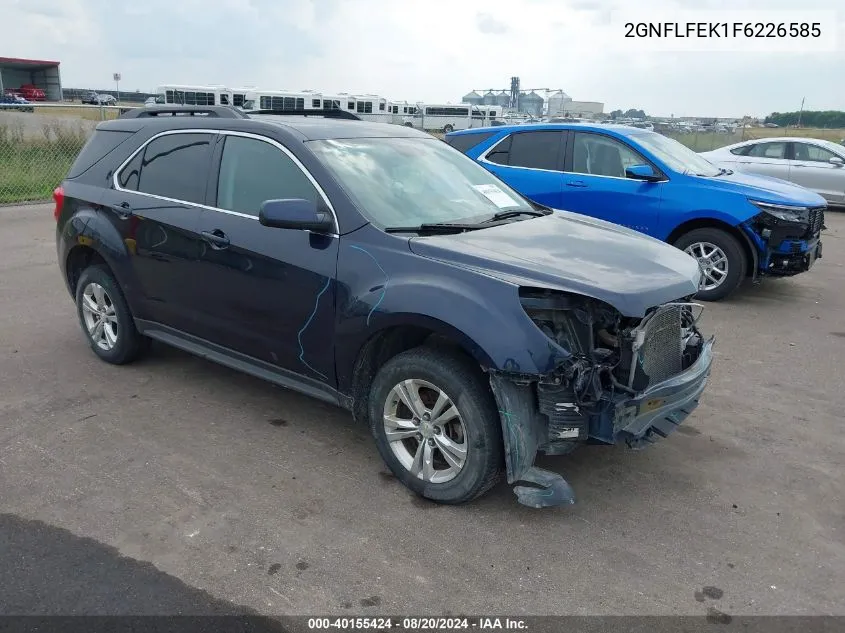 2015 Chevrolet Equinox 1Lt VIN: 2GNFLFEK1F6226585 Lot: 40155424